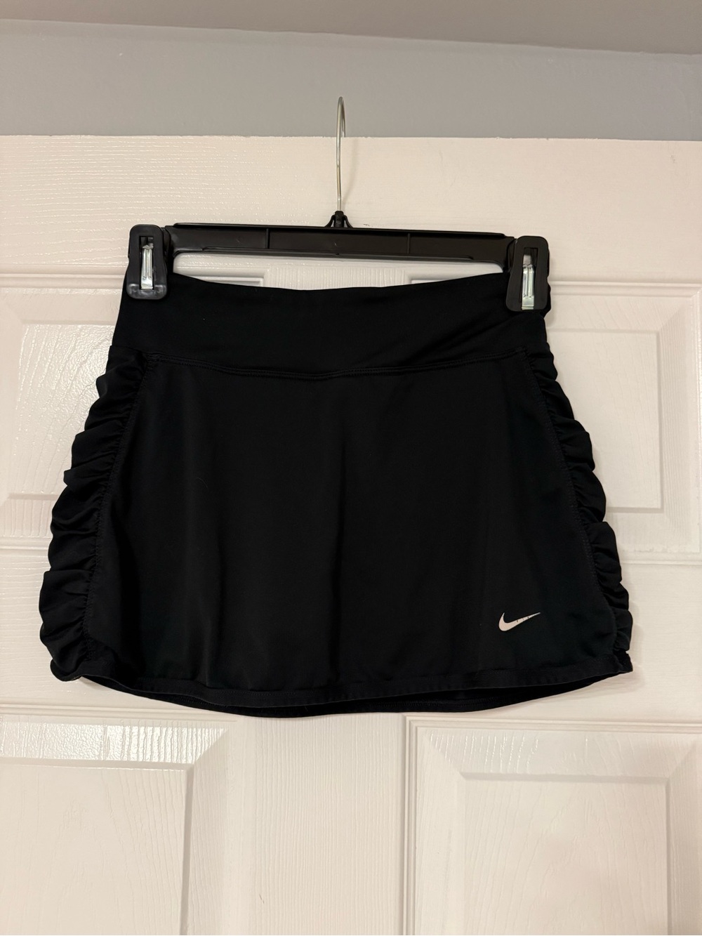 Two Nike Black Tennis Skirts 1 with Gray Waistband - Picture 6 of 8